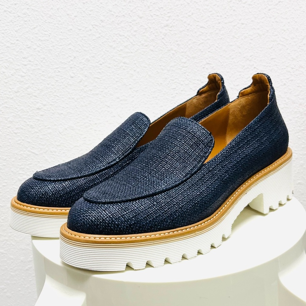 M. Gemi Woven Platform Loafers - Picture 3 of 9
